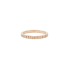 Linear 2mm gold wedding band - Kat Cadegan Jewellery