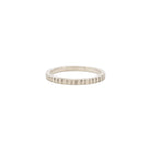 Linear 2mm gold wedding band - Kat Cadegan Jewellery