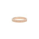 Linear 3mm Gold Wedding Ring - Kat Cadegan Jewellery