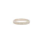 Linear 3mm Sterling Silver Band - Kat Cadegan Jewellery