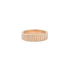 Linear 5mm Gold Wedding Band - Kat Cadegan Jewellery