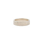 Linear 5mm Gold Wedding Band - Kat Cadegan Jewellery