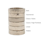 Linear 5mm Gold Wedding Band - Kat Cadegan Jewellery