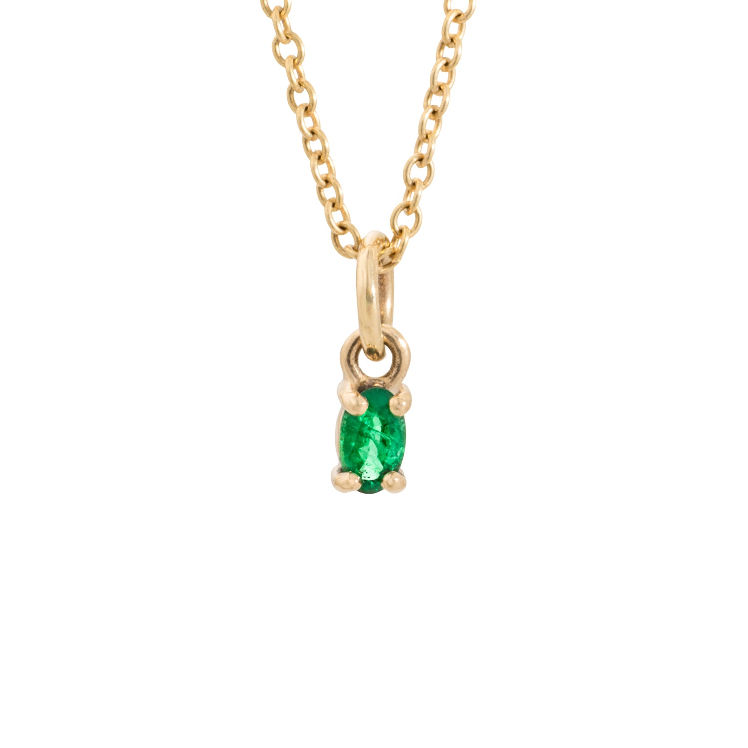 may birthstone pendant emerald
