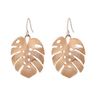 Monstera Leaf Earrings - Large - Kat Cadegan