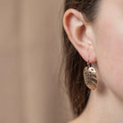 Monstera Leaf Earrings - Large - Kat Cadegan