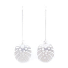 Monstera leaf earrings - small - Kat Cadegan