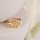 Myrtle Signet Ring - Kat Cadegan