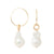 Nori - Pearl Gold Earrings - Kat Cadegan