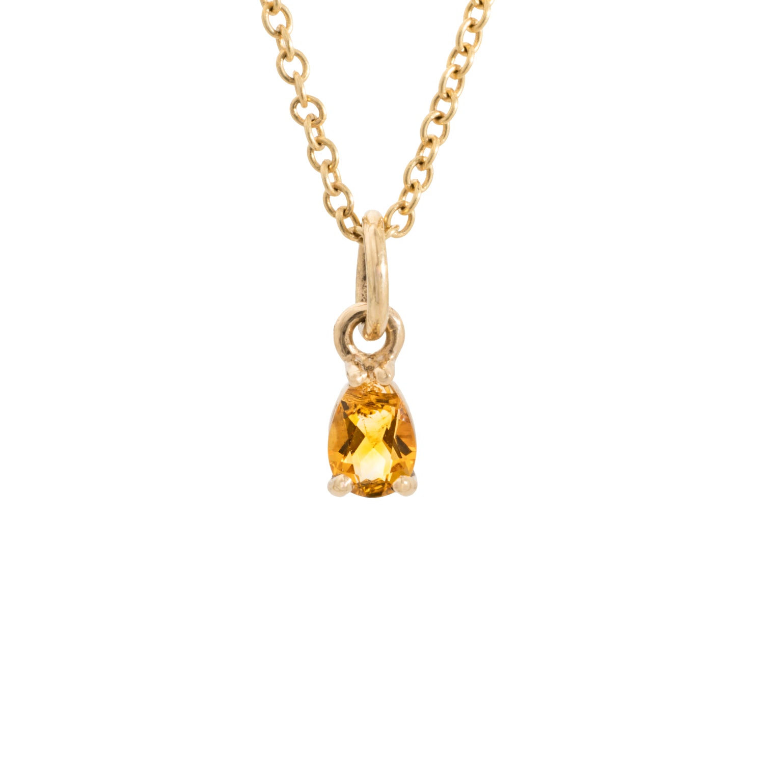 november birthstone pendant citrine