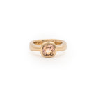 Kat Cadegan - Georgia Ring - Ready to Ship - Peach Tourmaline - 14k gold