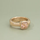 Kat Cadegan - Georgia Ring - Ready to Ship - Peach Tourmaline - 14k gold