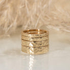 Pebble 2mm gold wedding band - Kat Cadegan Jewellery
