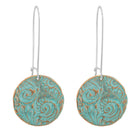 Plume Disc Earrings | Large - Kat Cadegan