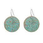 Plume Disc Earrings | Large - Kat Cadegan