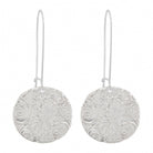 Plume Disc Earrings | Large - Kat Cadegan