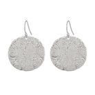 Plume Disc Earrings | Large - Kat Cadegan