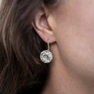 Plume Disc Earrings | Small - Kat Cadegan