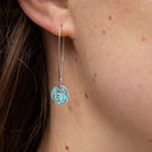 Plume Disc Earrings | Small - Kat Cadegan