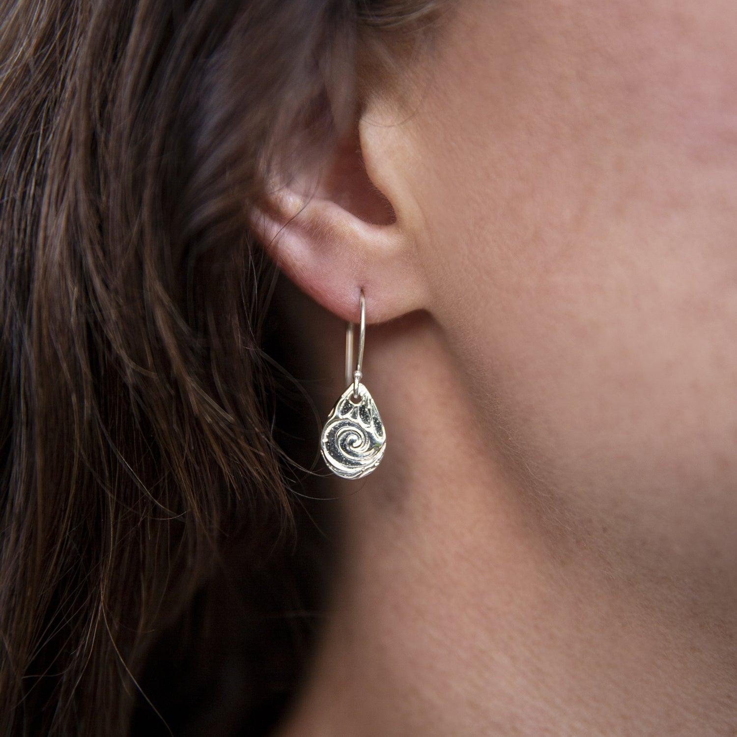 Plume Earrings | Drops - Kat Cadegan