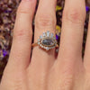Video of the Rising Sun 14k gold diamond ring