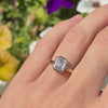 Video of the Yevheniia emerald cut lab diamond ring
