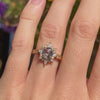 Video of the Elsa salt and pepper diamond ring