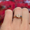 Farrah - Ready to Ship - Salt and Pepper Diamond - Kat Cadegan Jewellery