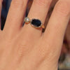 Maria - Ready to Ship Engagement Ring - Sapphire and Diamond