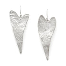Quirky Heart Earrings Bronze - Kat Cadegan Jewellery