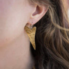 Quirky Heart Earrings - Kat Cadegan Jewellery