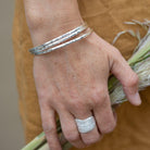 River Silver Bangles - Kat Cadegan