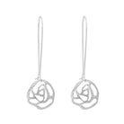 Rose cut out Earrings | Small - Kat Cadegan
