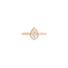 Rosie - Pear Diamond Ring - Kat Cadegan Jewellery