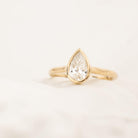 Rosie - Pear Diamond Ring - Kat Cadegan Jewellery