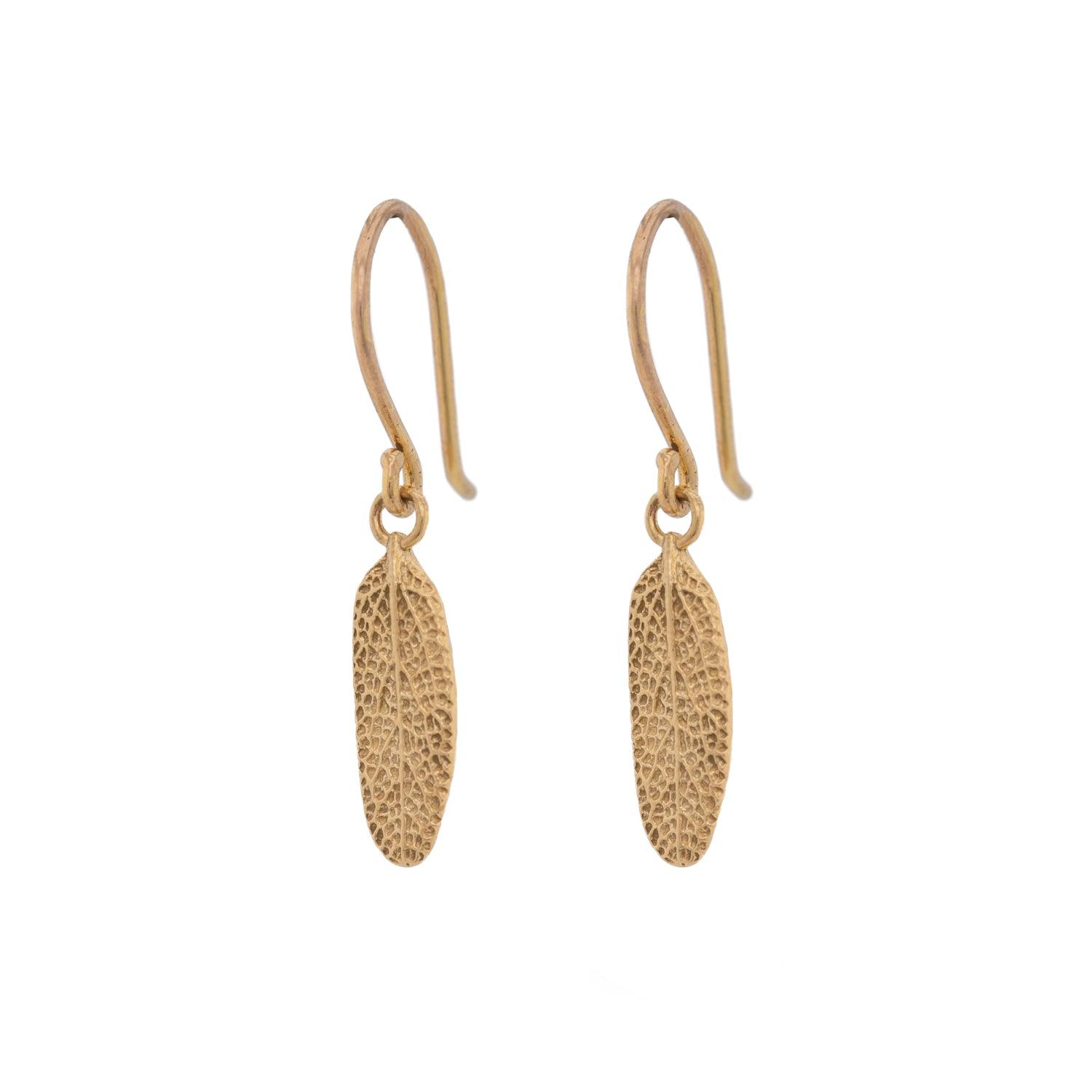 Sage Earrings | 14k gold | Small - Kat Cadegan