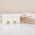 Solaris Studs | 14k gold - Kat Cadegan