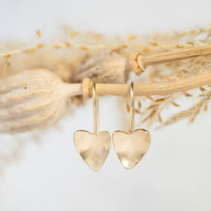 St. Valentine's 14k Gold Earrings - Kat Cadegan