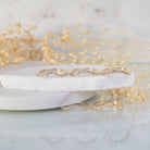 Starburst halo with 5 diamonds - Kat Cadegan