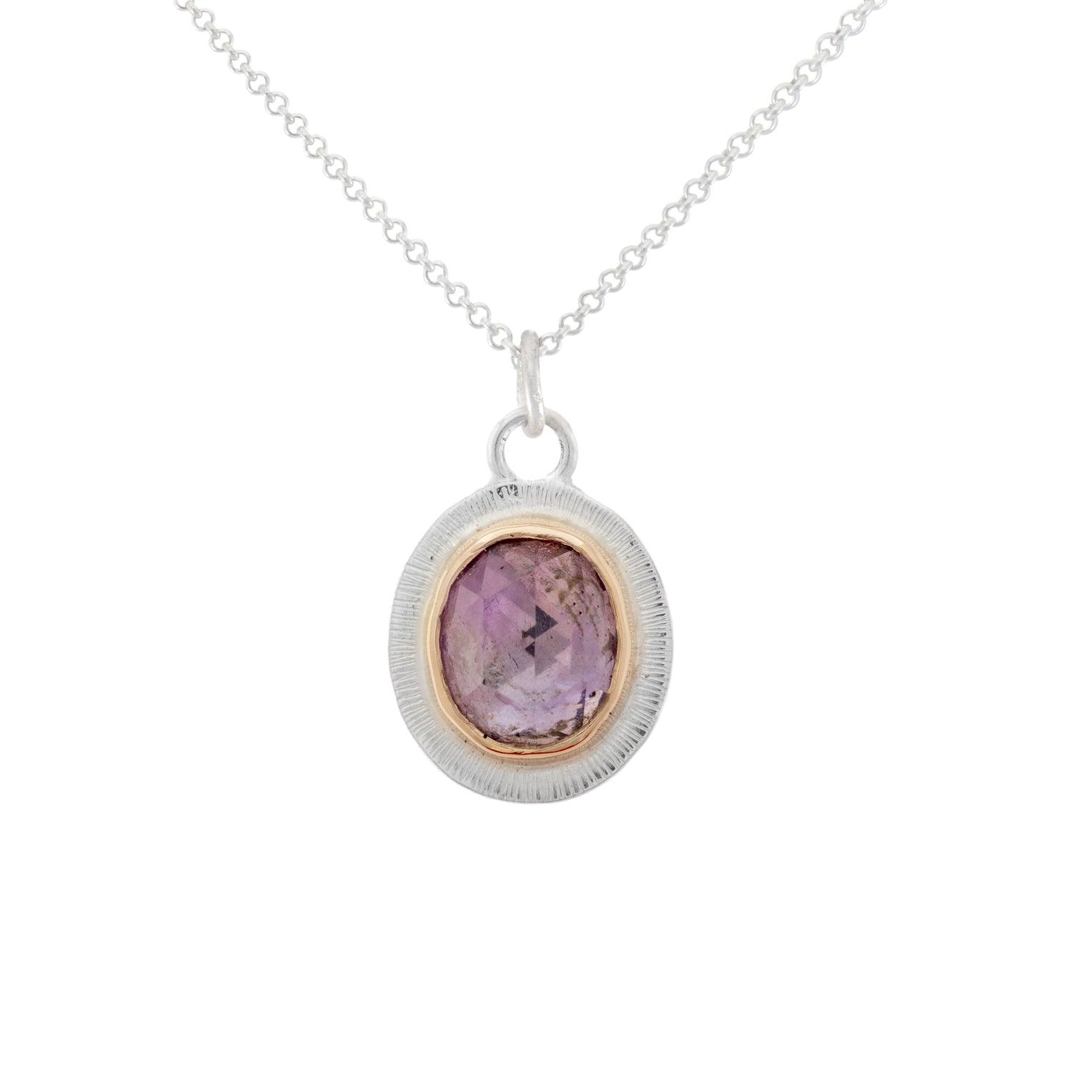 Sumi - Lilac amethyst pendants - Kat Cadegan