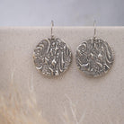 Water Disc Earrings | Large - Kat Cadegan