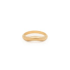 Yara - 14k gold band - Kat Cadegan Jewellery