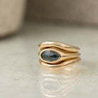 Yara - 14k gold band - Kat Cadegan Jewellery