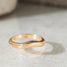 Yara - 14k gold band - Kat Cadegan Jewellery