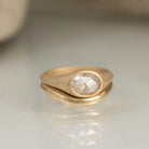 Yara - 14k gold band - Kat Cadegan Jewellery