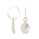 Yara - Pearl Gold Earrings - Kat Cadegan Jewellery