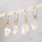 Yara - Pearl Gold Earrings - Kat Cadegan Jewellery
