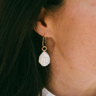 Yara - Pearl Gold Earrings - Kat Cadegan Jewellery