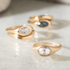 Yara- Rose cut Diamond - Kat Cadegan Jewellery