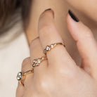 Brianne Gold Diamond Ring Ready To Ship